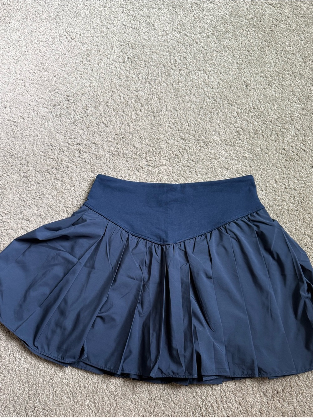 FP Movement by Free People Navy Pleated Mini Skirt